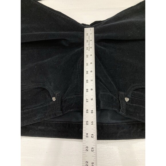 Kut From The Kloth Pants Women’s 14 Black Corduroy Straight Leg Casual Comfort - Picture 11 of 13